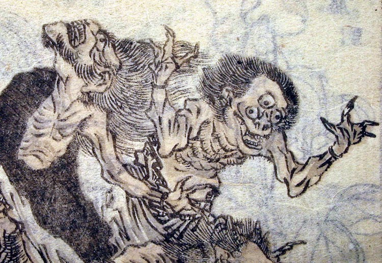 Los espíritus de Katsushika Hokusai