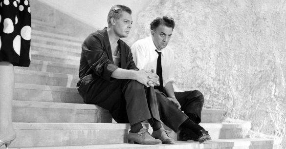 Federico Fellini y Marcello Mastroianni | Foto: Paul Ronald | StyleFeelFree