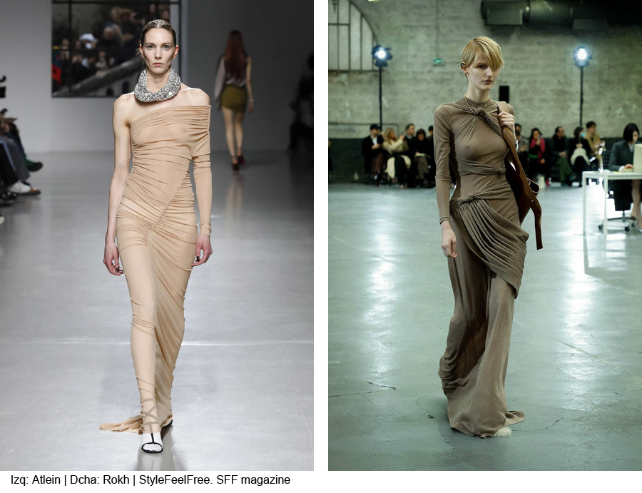 Vestidos largos drapeados | Moda | StyleFeelFree. SFF magazine